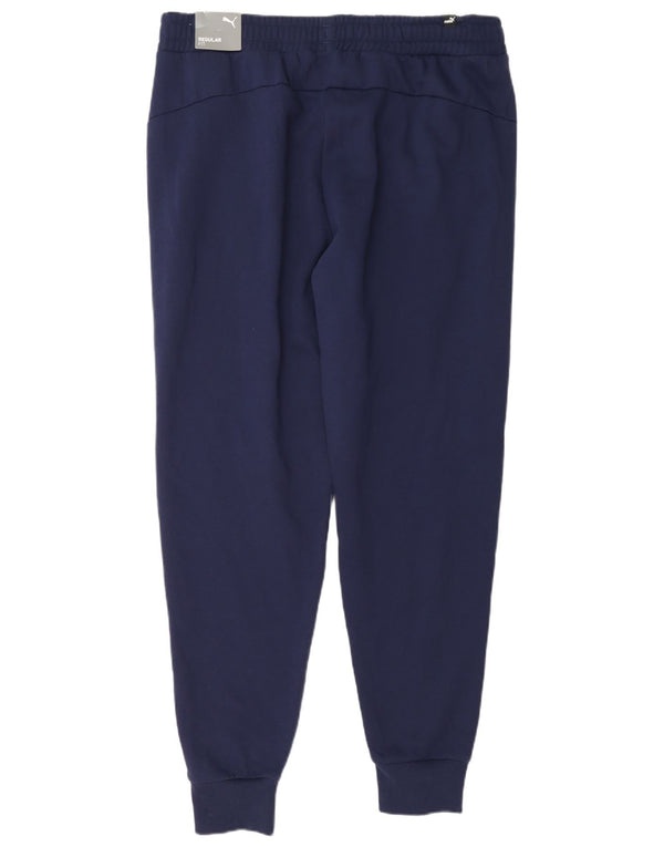 Puma Herren-Trainingshose, Jogginghose, XL, Marineblau, Baumwolle