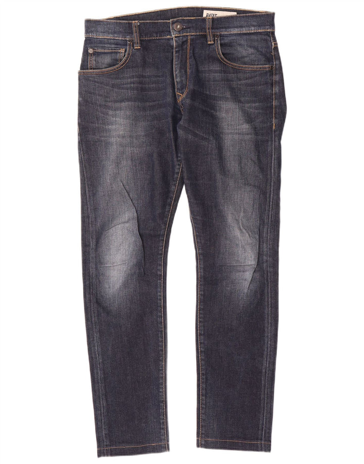 Rifle Herren Slim Jeans W32 L31 Marineblaue Baumwolle