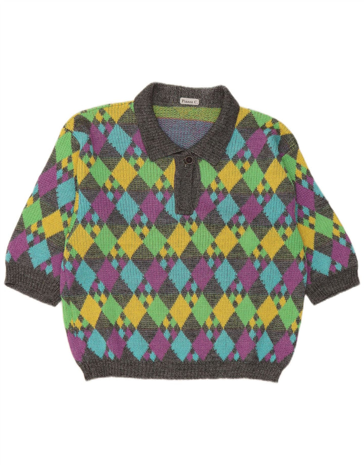 Piazza Damen-Pullover mit Polokragen, Gr. 14, mittelmehrfarbig