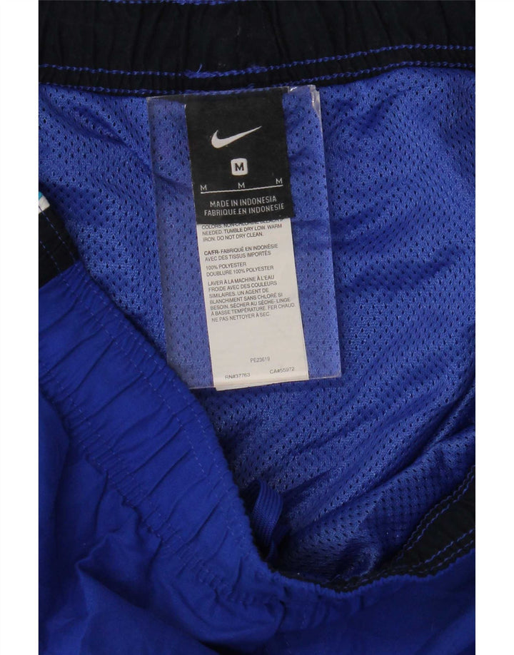 Nike Herren-Sportshorts aus mittelblauem Colourblock-Polyester