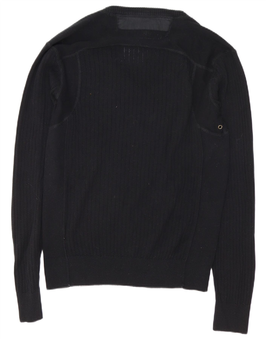 G-Star Herren 3301 Pullover mit V-Ausschnitt, groß, schwarze Baumwolle