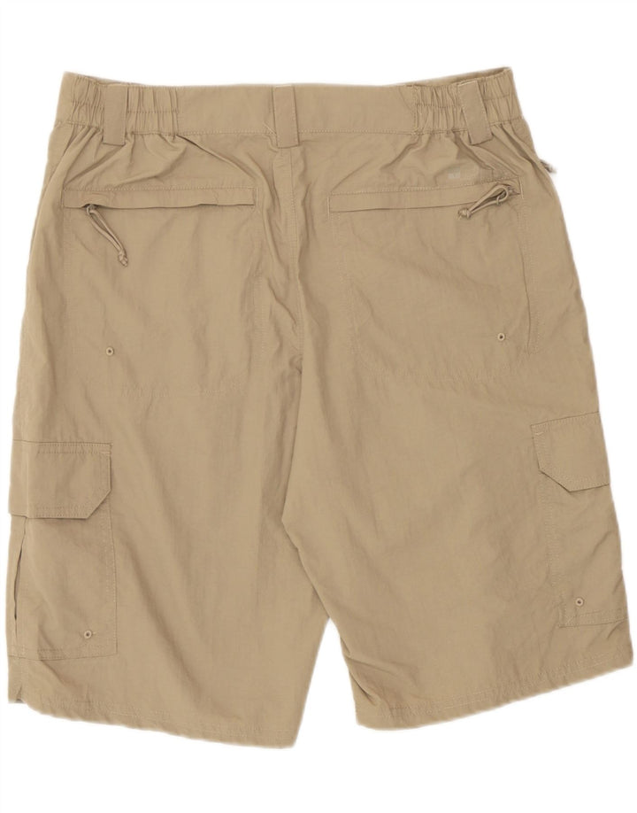 Mountain Warehouse Herren-Cargoshorts, W32, mittelbeigefarbenes Polyamid