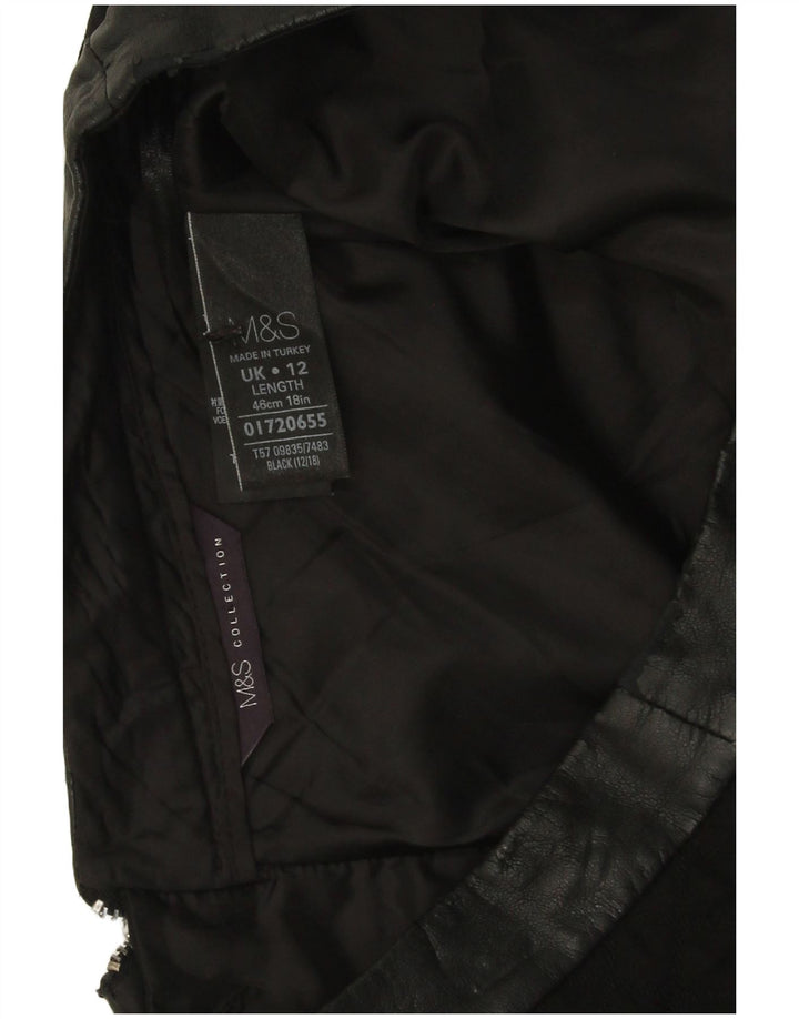 Marks & Spencer Damen Minirock UK 12 Medium W30 Schwarz Argyle/Diamant