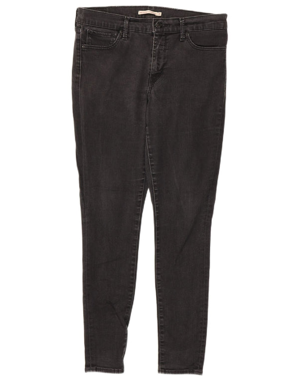 Levi's Damen 310 Shaping Super Skinny Jeans W31 L30 Graue Baumwolle