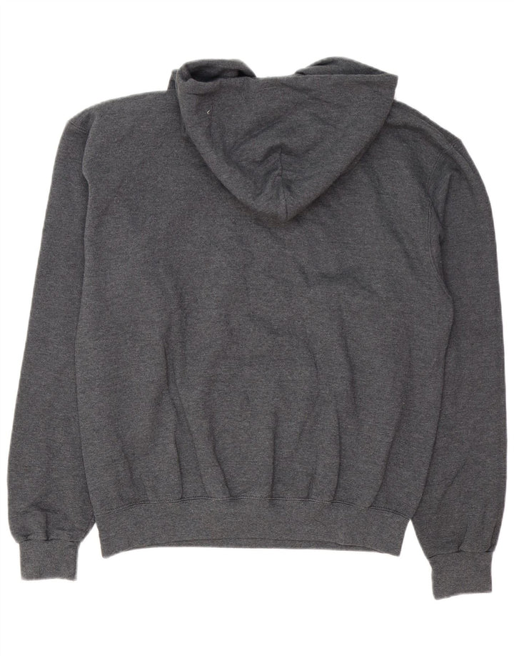 Champion Herren Chico University Graphic Kapuzenpullover aus mittelgrauer Baumwolle