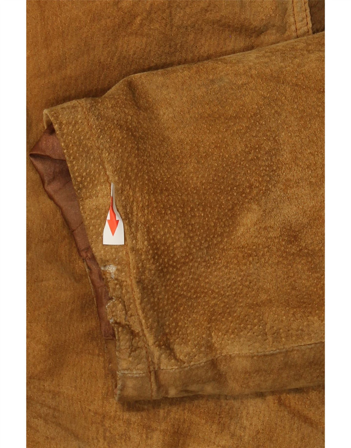 Gipsy Herren Shearling Jacke UK 42 XL Braun