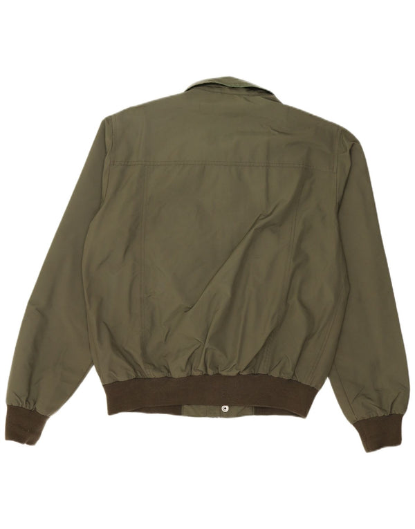 NORTH SAILS Herren Bomberjacke UK 40 Large Khaki Nylon