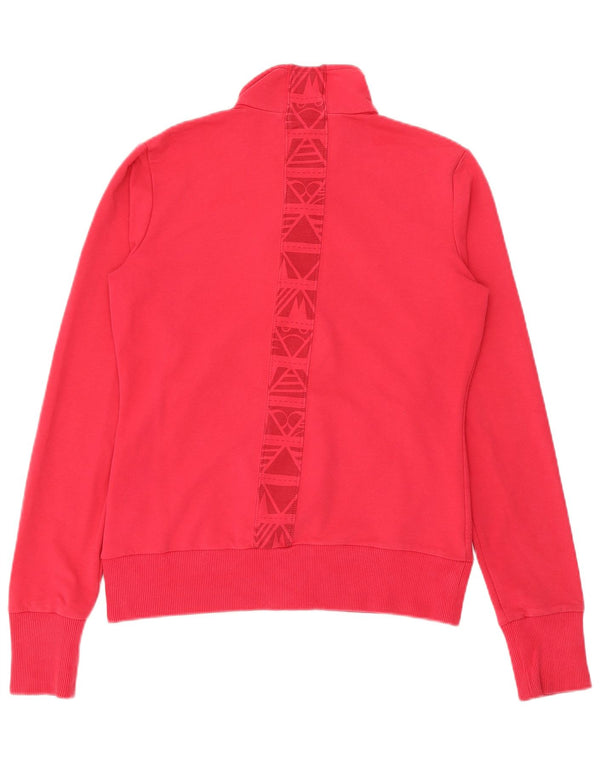 Nike Damen-Trainingsanzugoberteil mit Grafik, UK 12/14, mittelrosa, Baumwolle
