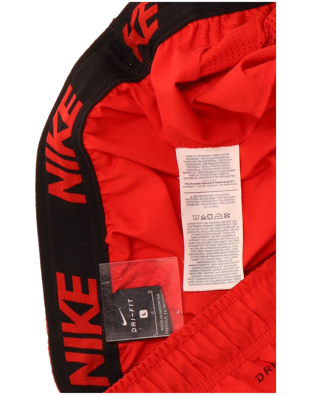 Nike Herren-Sportshorts, groß, rot, Polyester, Sport