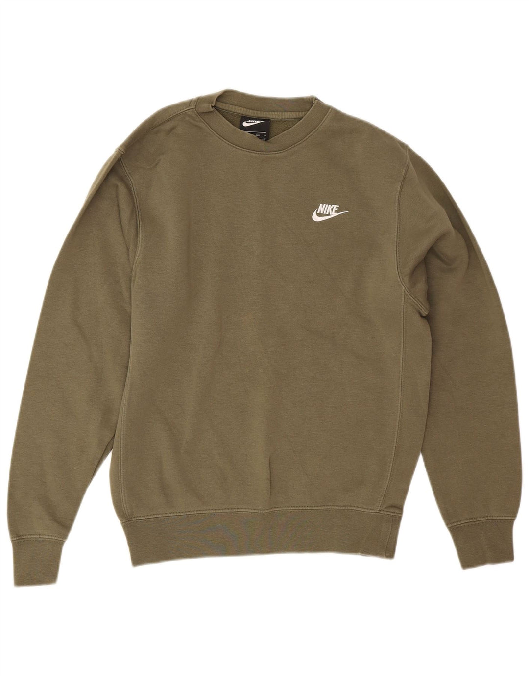 Nike Herren Sweatshirt Pullover XS Khaki Baumwolle