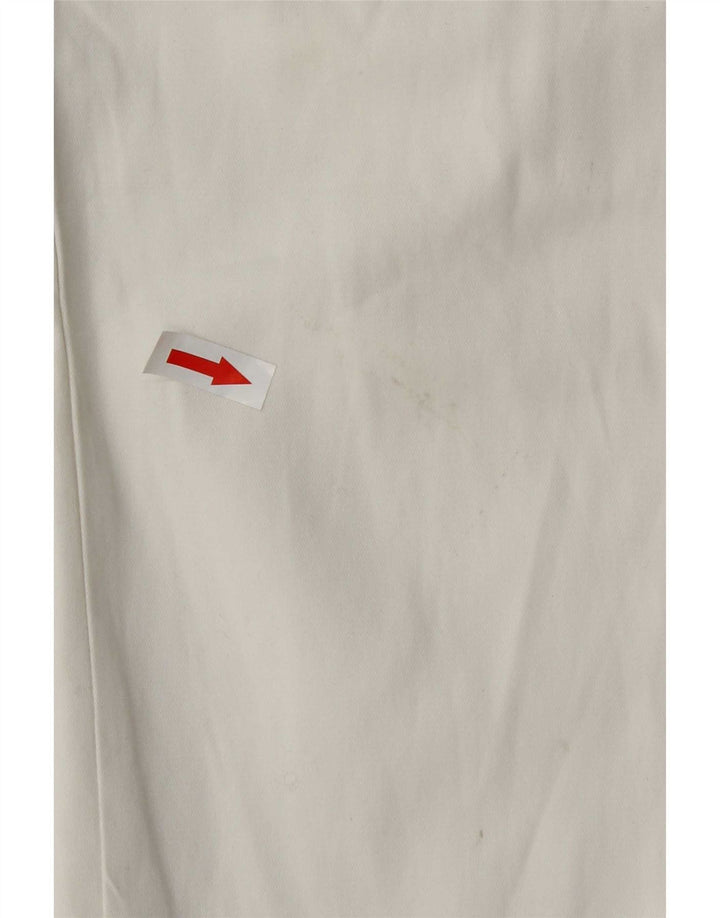Marks & Spencer Slim Chino-Hose für Damen, UK 12, M, W32, L30, Weiß