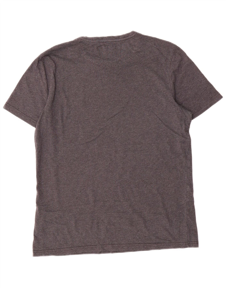 Lyle & Scott Herren T-Shirt Top Large Grau Baumwolle