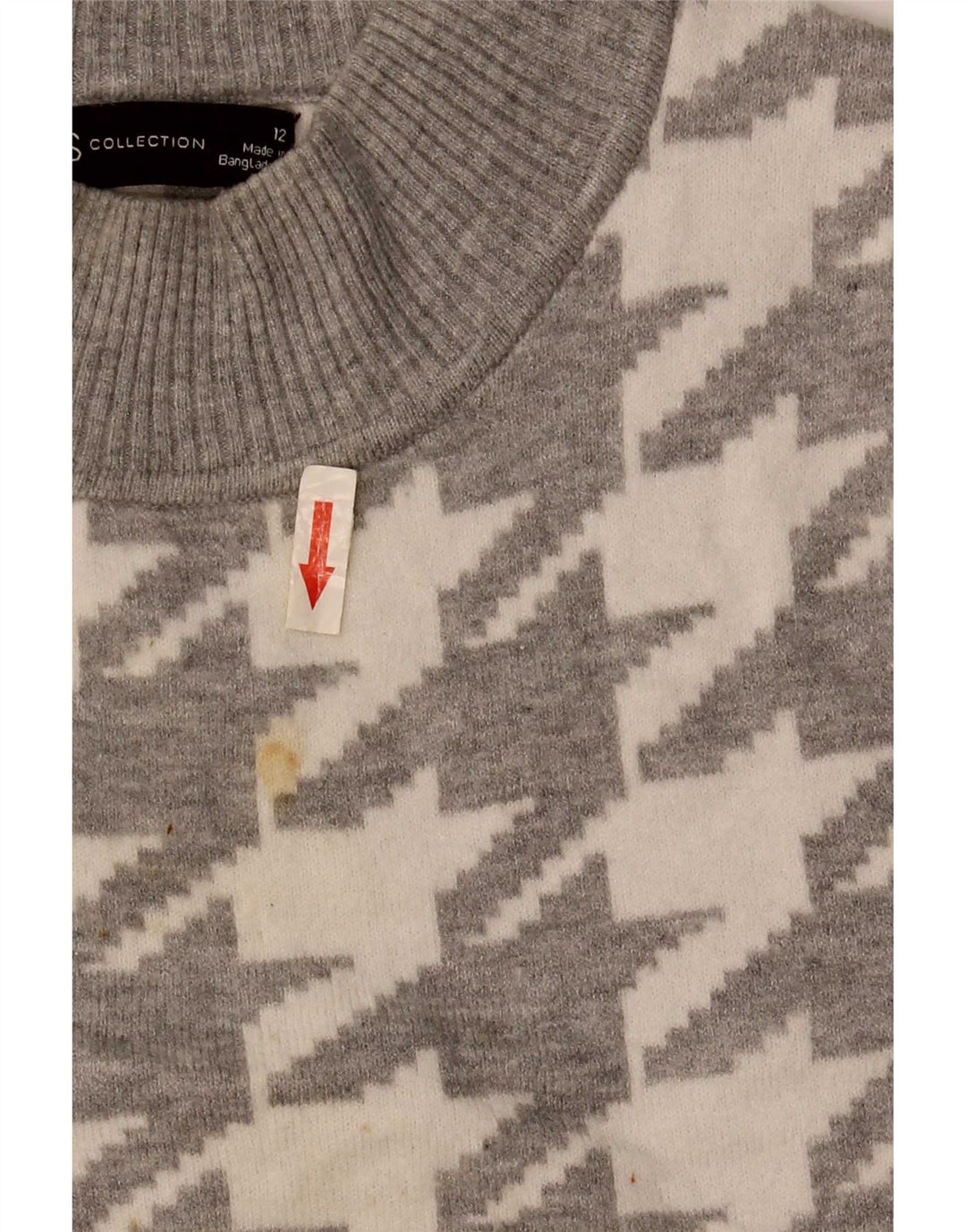 Marks & Spencer Damen-Pullover mit Rollkragen, UK 12, Mittelgrau