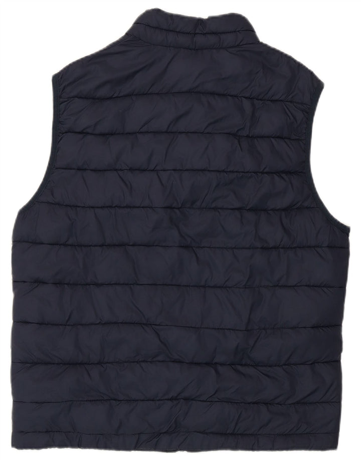 Jack & Jones Herren Wattierte Weste UK 36 Small Marineblau