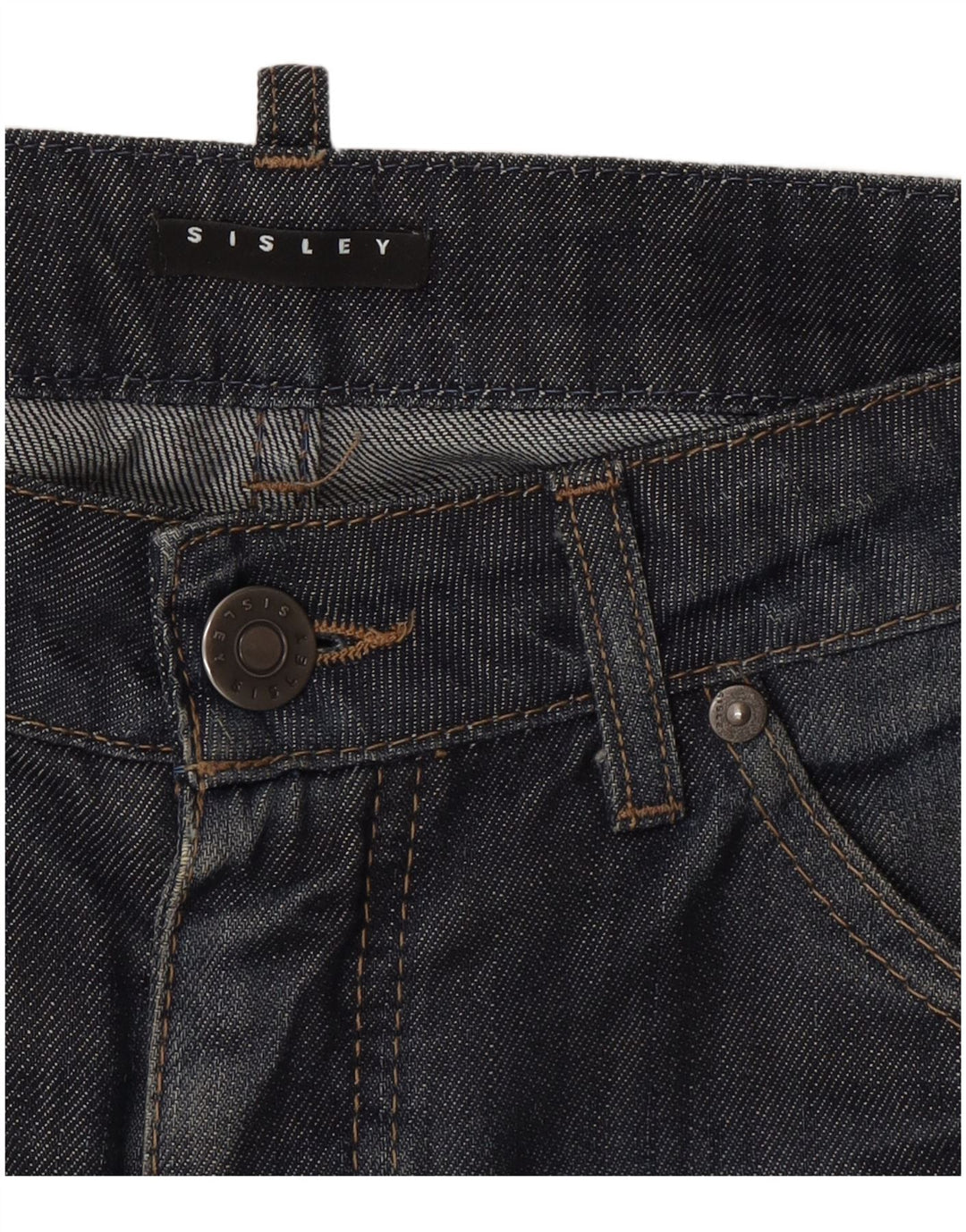 Sisley Damen Slim Jeans W30 L28 Blau