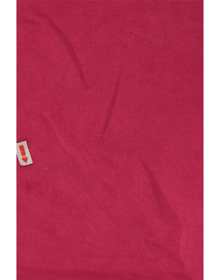 JACK WILLS Damen-Sweatshirt-Pullover in Übergröße, UK-Größe 14, mittelrosa, Baumwolle
