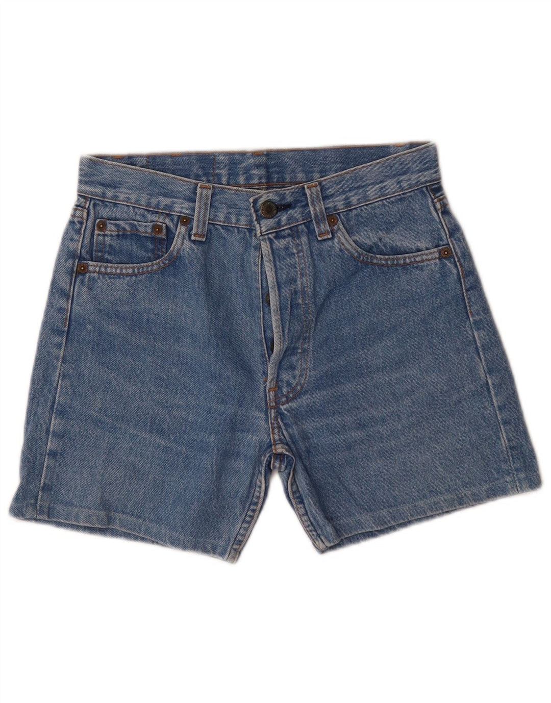 Levi's Damen 501 Jeansshorts W28 Mittelblau