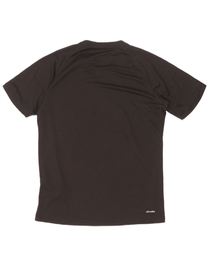 Adidas Herren Grafik T-Shirt Top Medium Schwarz Polyester
