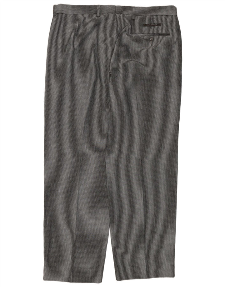 Marks & Spencer Herren-Anzughose, gerade, normale Passform, W36, L29, Grau