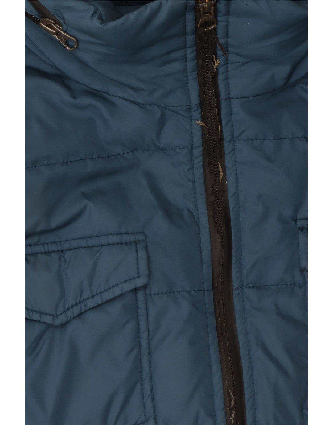 Herno Herren Wattierte Jacke UK 50 Large Blau Polyamid