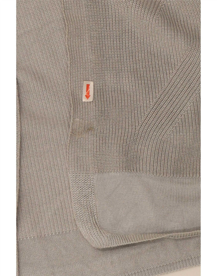 Marks & Spencer Damen Per Una Offener Cardigan Pullover UK 8 Small Grau