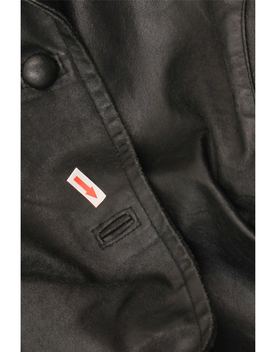 Bayside Damen Lederjacke UK 10 Small Schwarz