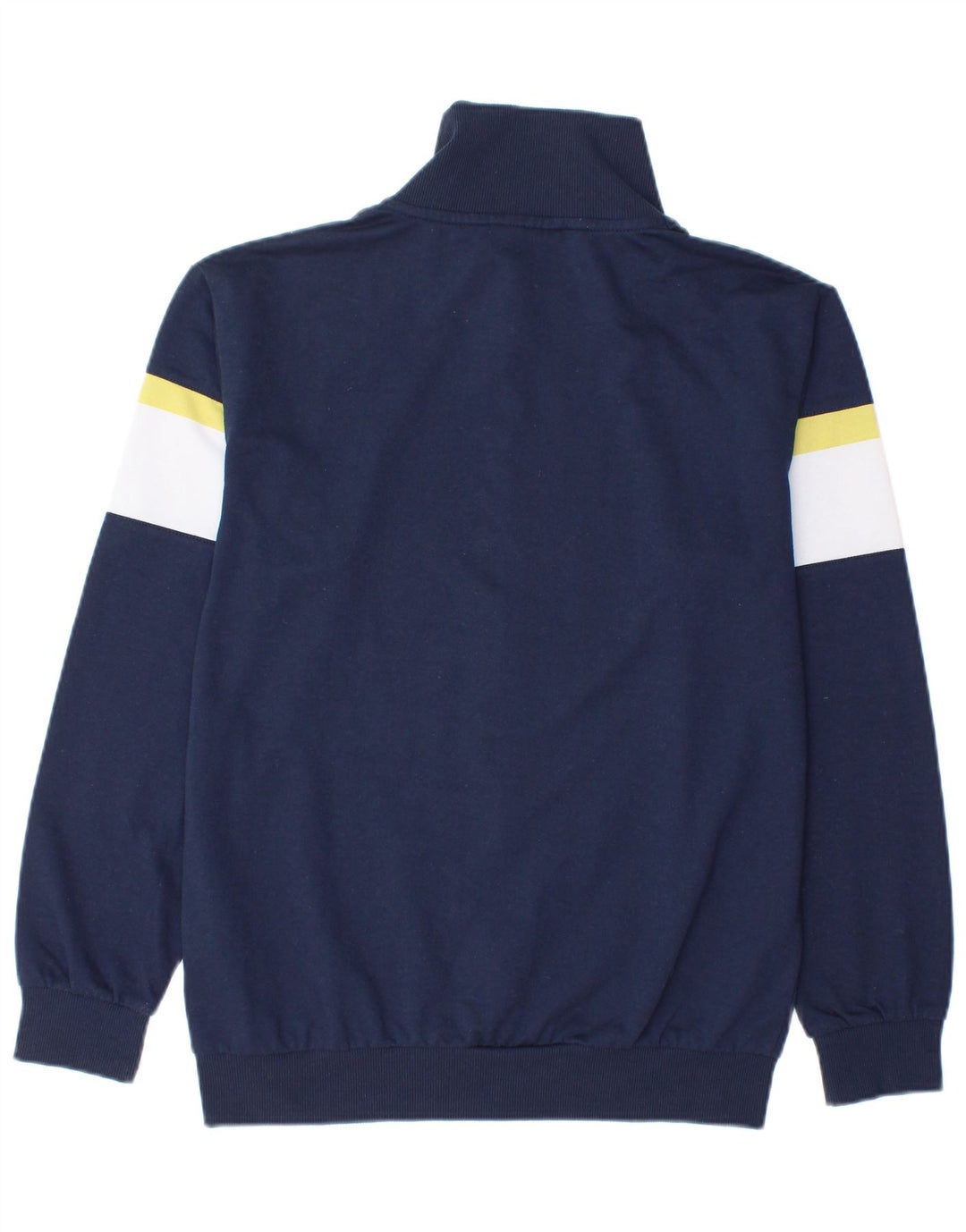 Kappa Herren-Trainingsanzug-Oberteil, Mittelgroßes marineblaues Farbblock-Polyester