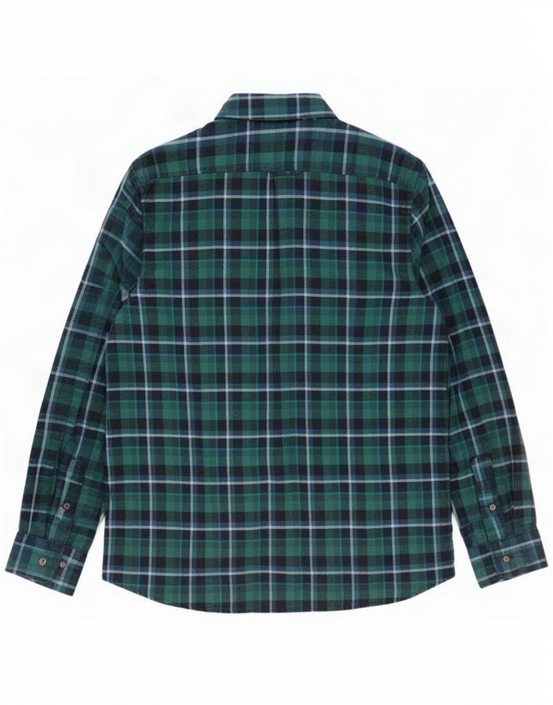 Ben Sherman Herren-Flanellhemd, groß, grün kariert