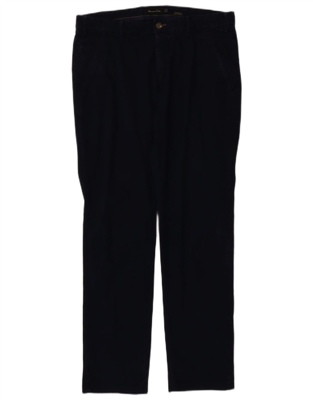 MASSIMO DUTTI Herren-Chinohose mit legerer Passform, EU 42, Größe L, W32, L32, Marineblau