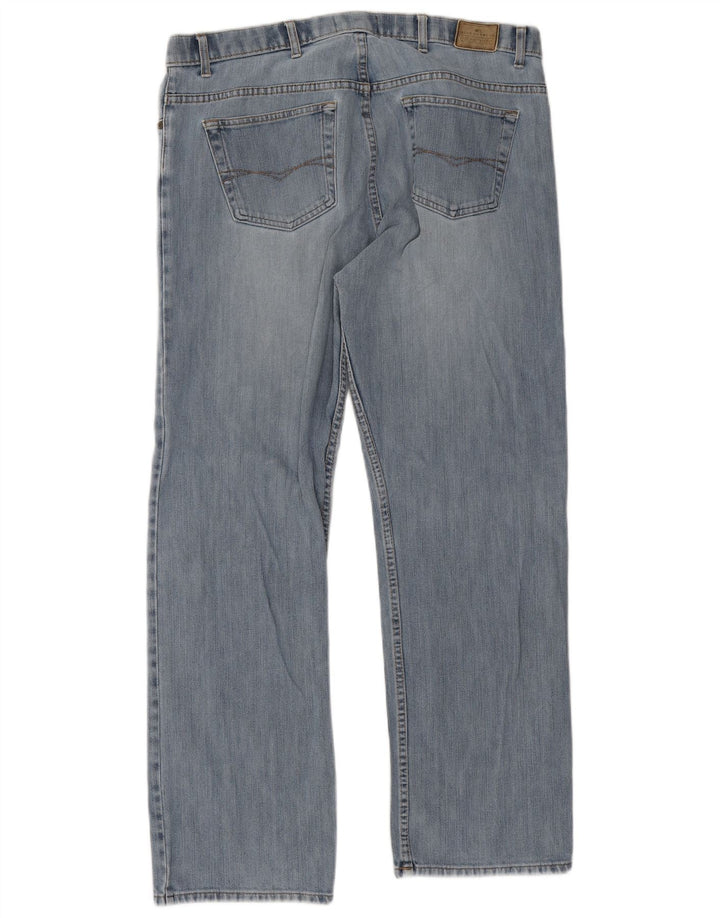 Marks & Spencer Herren Blue Harbor Straight Jeans W38 L31 Baumwolle