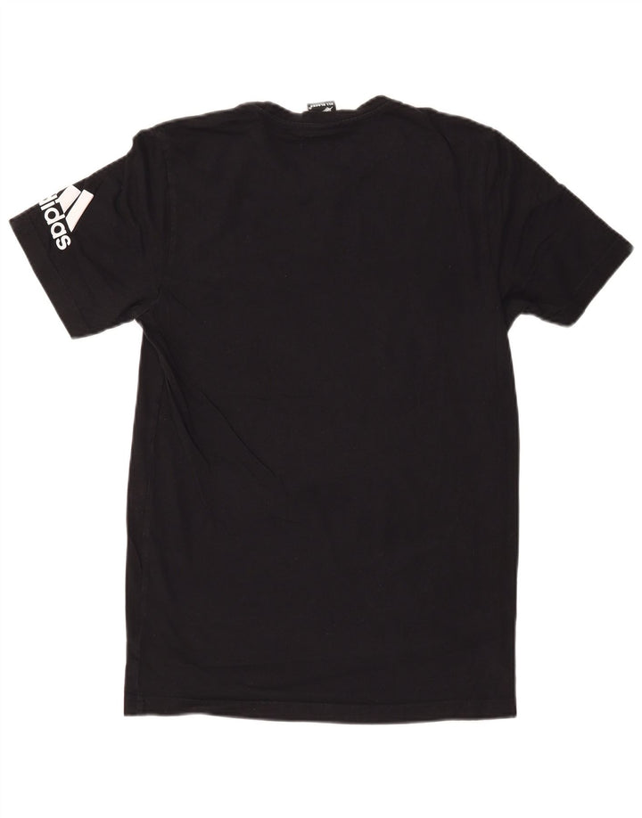 Adidas Herren All Blacks Graphic T-Shirt Top Small Schwarz