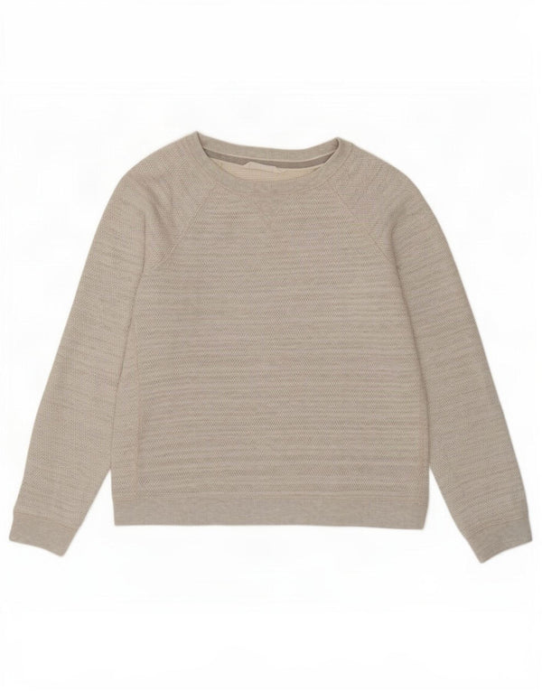 Fat Face Damen-Sweatshirt-Pullover, Gr. 40, Größe L, Grau, Baumwolle