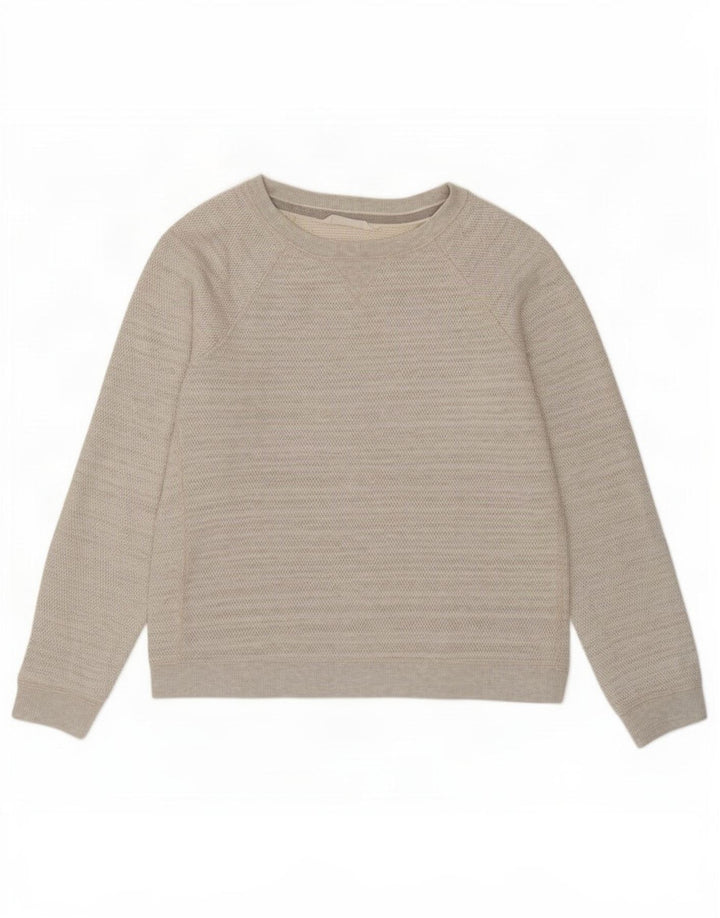 Fat Face Damen-Sweatshirt-Pullover, Gr. 40, Größe L, Grau, Baumwolle
