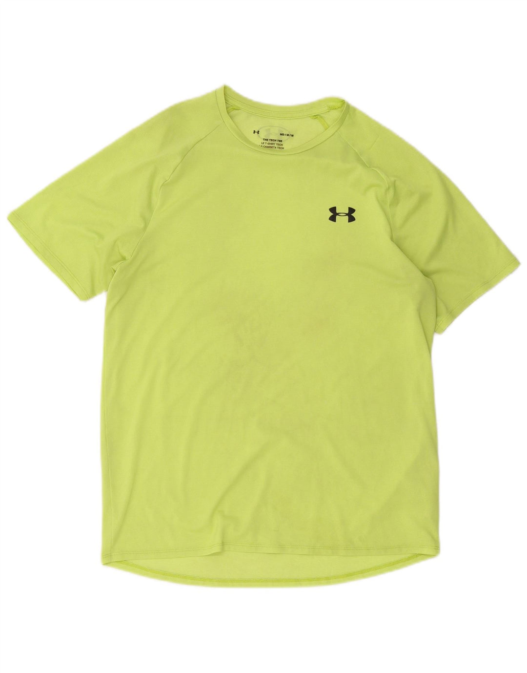 Under Armour Herren T-Shirt Top Mittelgrünes Polyester