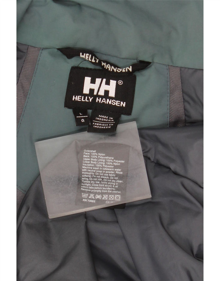 Helly Hansen Herren-Windbreakerjacke mit Kapuze, UK 40, Größe L, Blau, Farbblock