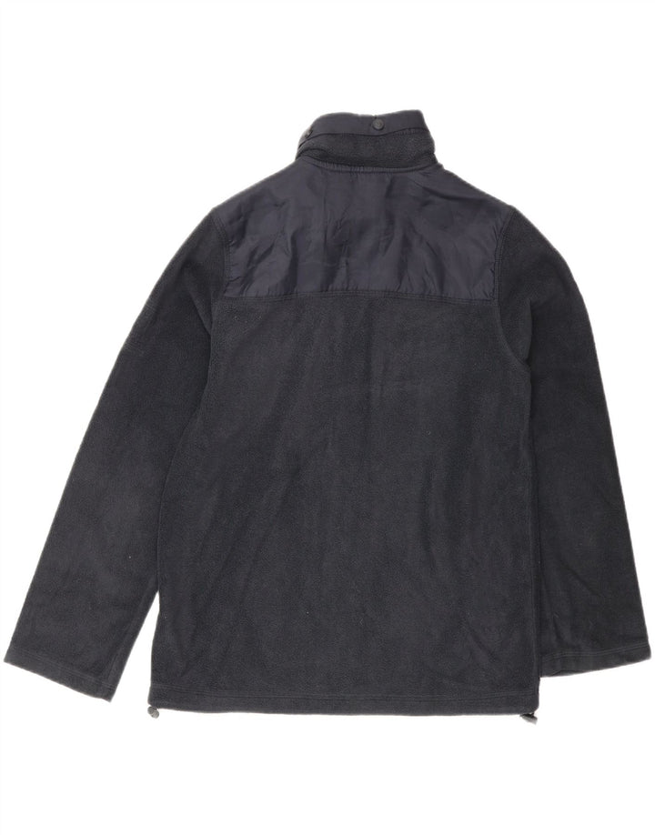 MASSIMO DUTTI Jungen-Fleecejacke mit Grafik, 11–12 Jahre, marineblaues Polyester