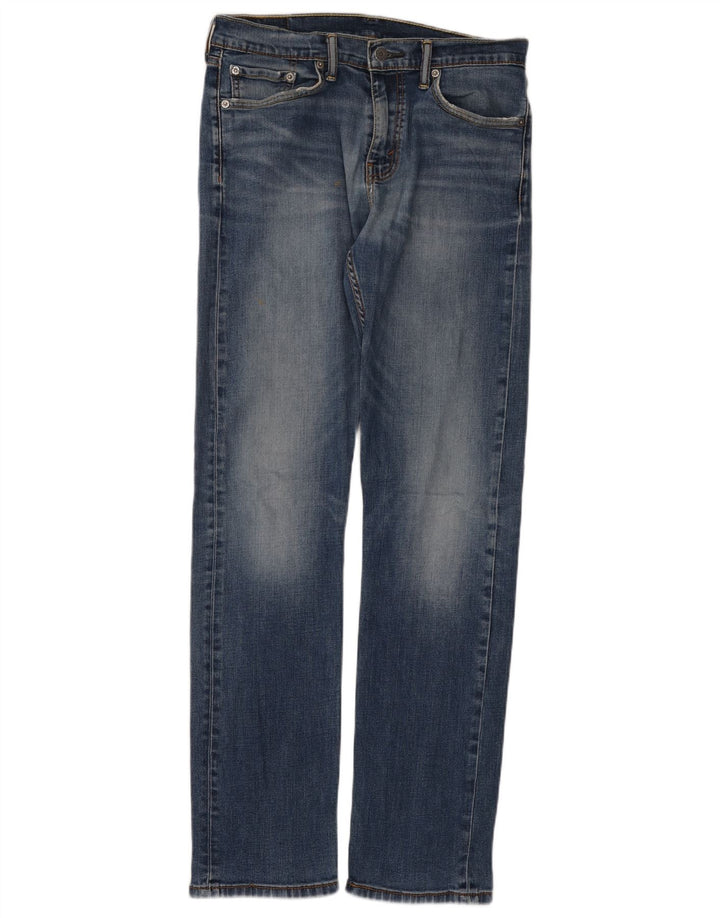 Levi's Herren Straight Jeans W31 L34 Blaue Baumwolle