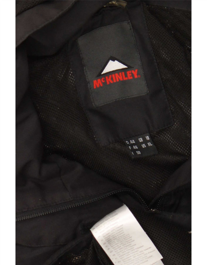 MC Kinley Damen-Windbreakerjacke mit Kapuze, UK 18, XL, Schwarz, Polyamid