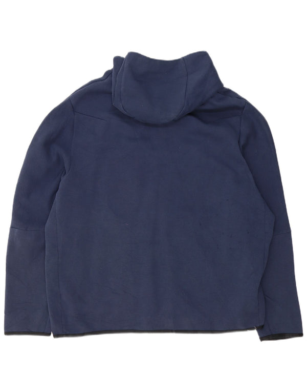 Nike Herren-Kapuzenpullover mit Reißverschluss, 2XL, marineblau, gestreift, Baumwolle