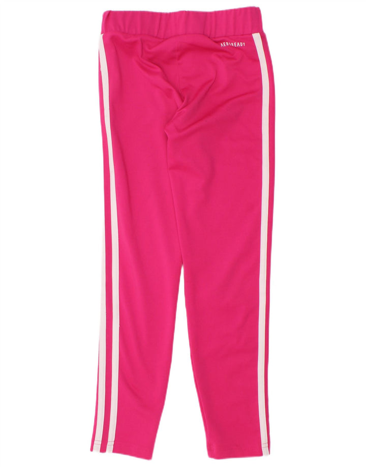 Adidas Aeroready-Leggings für Mädchen, 7–8 Jahre, rosa, Polyester