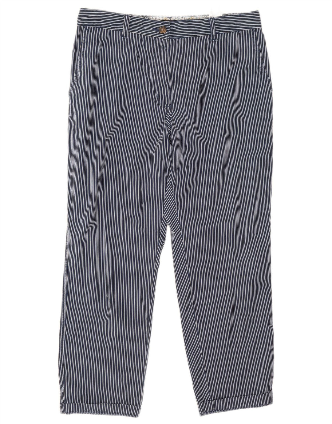 Marks & Spencer Damen-Hose, kurz geschnitten, UK 12, M, W32, L25, Marineblau