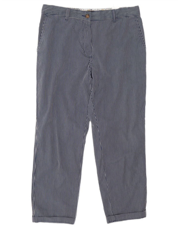 Marks & Spencer Damen-Hose, kurz geschnitten, UK 12, M, W32, L25, Marineblau