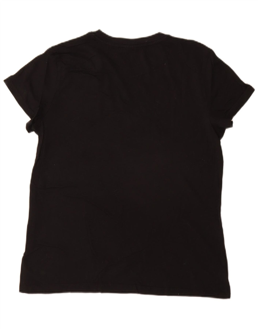 Levi's Damen T-Shirt Top UK 14 Medium Schwarz