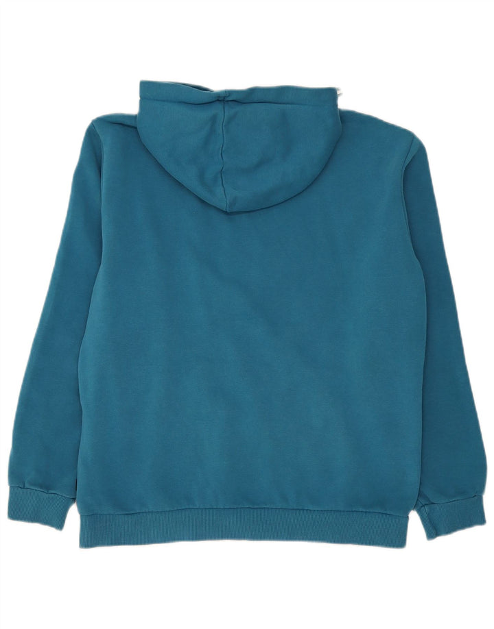 Puma Herren Graphic Hoodie Pullover mittelblaue Baumwolle
