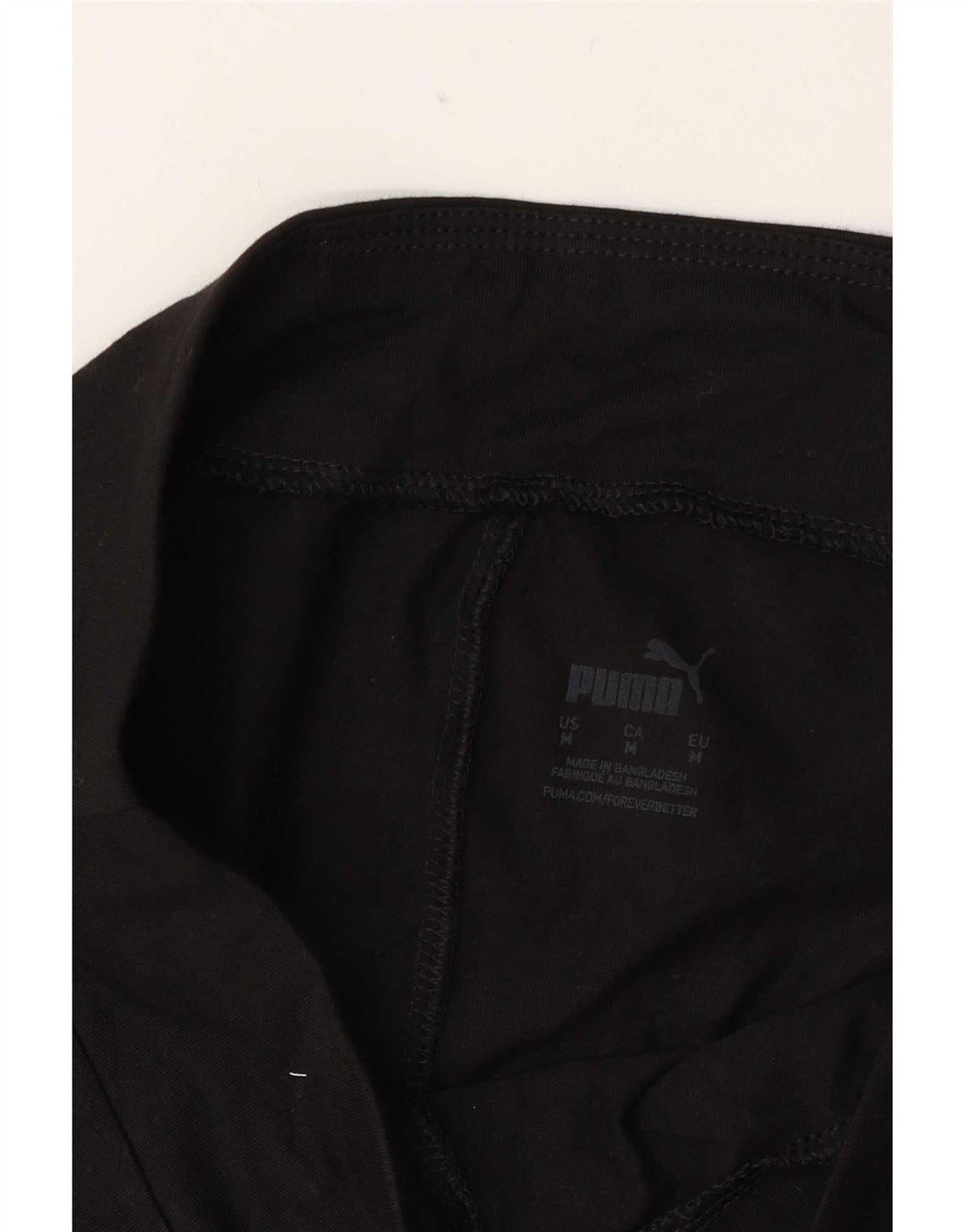 Puma Damen Crop Leggings UK 12 Medium Schwarz
