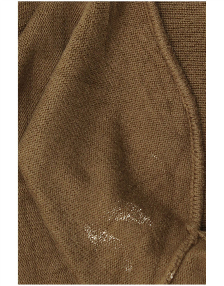 Michael Kors Damen-Pullover mit U-Boot-Ausschnitt, Gr. 14, mittleres Khaki