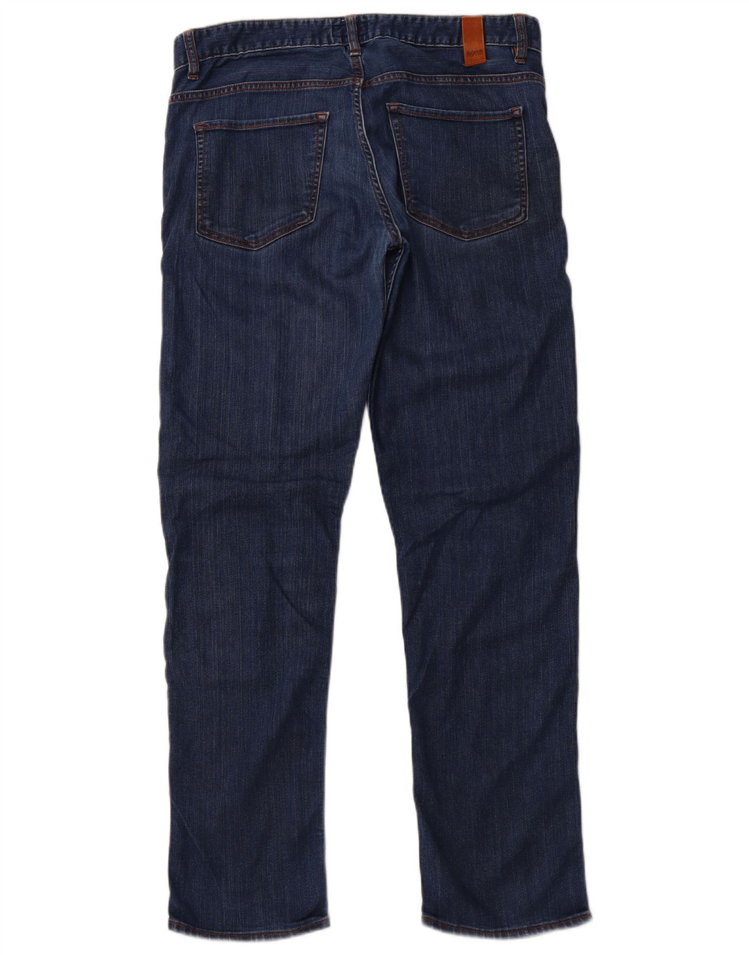 HUGO BOSS Damen Slim Jeans W33 L32 Blaue Baumwolle