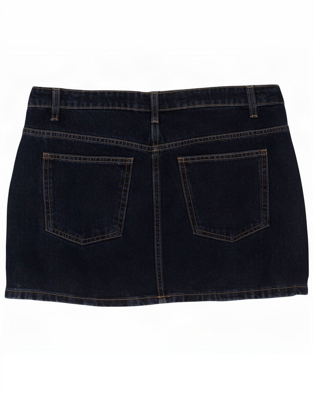 Zara Damen Mini-Jeansrock Medium W28 Marineblaue Baumwolle