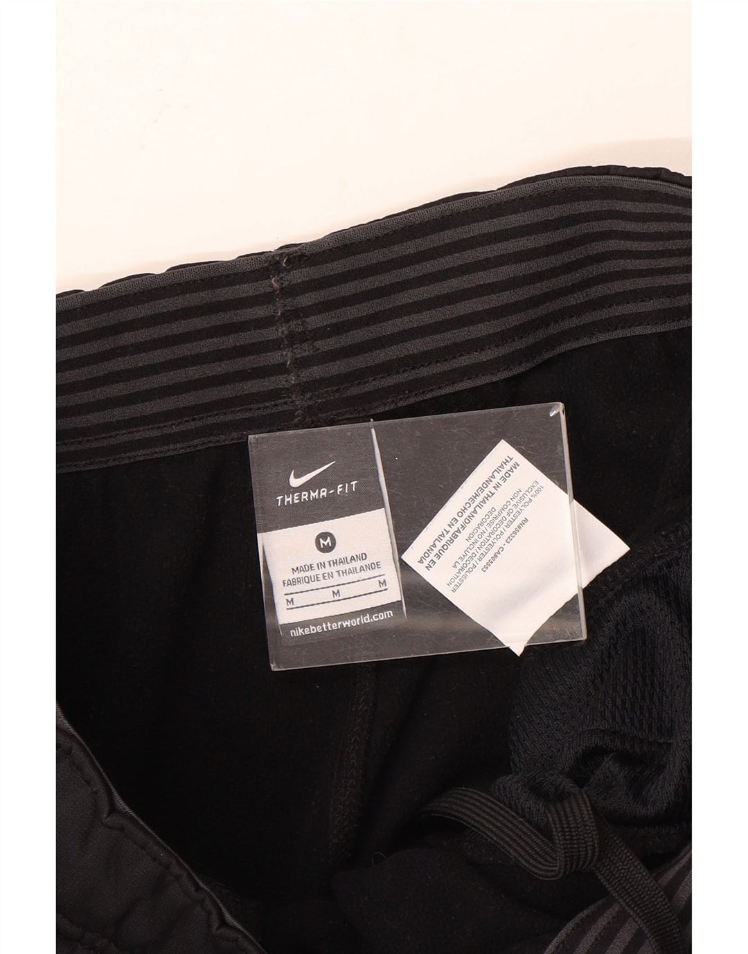 Nike Herren Therma-Fit Trainingshose Mittelschwarzes Polyester