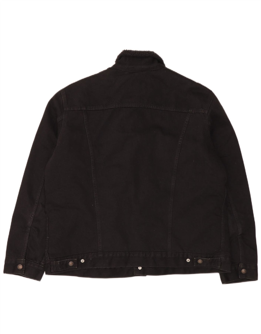 Levi's Herren Jeansjacke UK 42 XL Schwarz Baumwolle